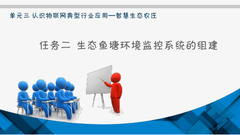 电子教案《物联网工程导论》(许磊)PPT单元三 任务二 生态鱼塘环境监控系统的组建