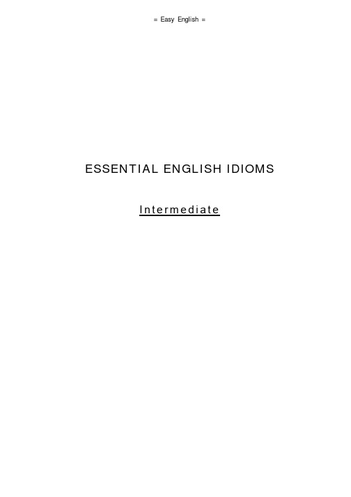 Essential.English.Idioms_2-英语习语大全2