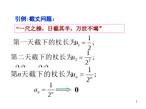 数列极限的定义ppt课件