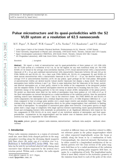 Pulsar microstructure and its quasi-periodicities with the S2 VLBI system at a resolution o