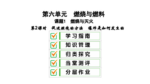 新鲁教版化学九年级课件：促进燃烧的方法 爆炸是如何发生的