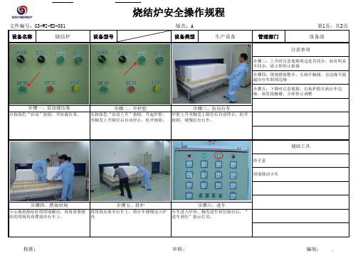 GS-WI-ED-051 烧结炉安全操作规程