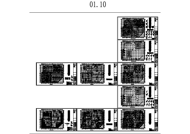 某地区39层商业楼经典核心筒结构规划cad施工图