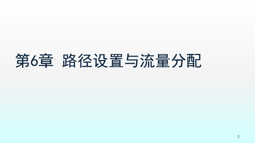 VISSIM路径设置与流量分配ppt课件