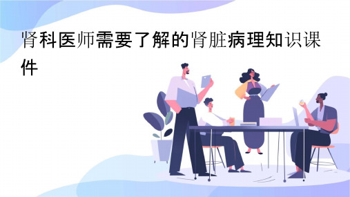 肾科医师需要了解的肾脏病理知识课件