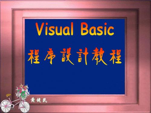 visual basic 第一章