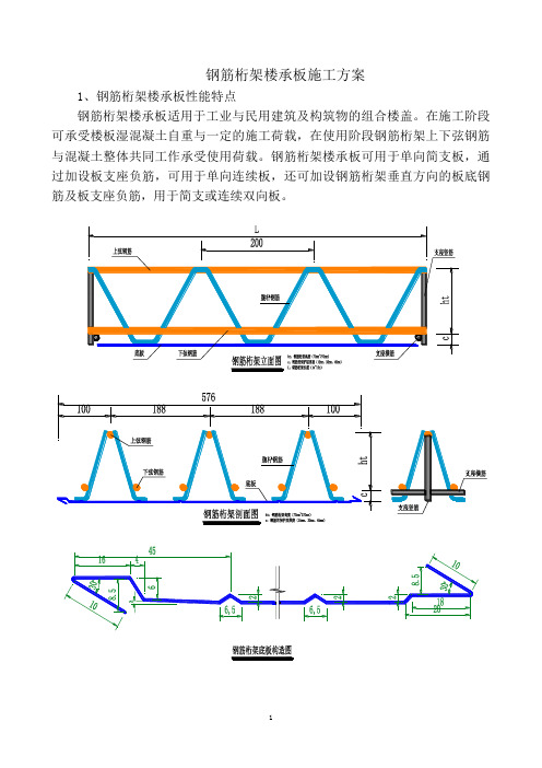 钢筋桁架楼承板