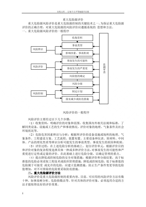 重大危险源评价方法