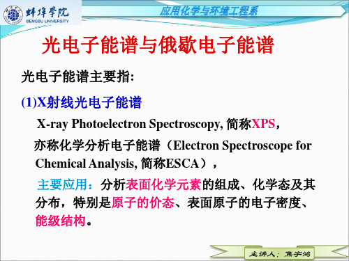 光电子能谱与俄歇电子能谱