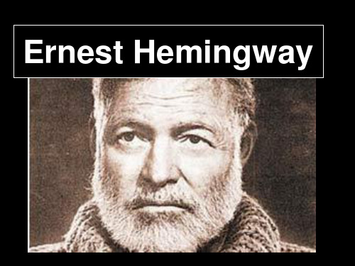 英语短篇小说选读 Ernest Hemingway 海明威