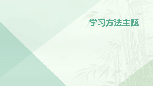 学习方法指导主题班会PPT课件