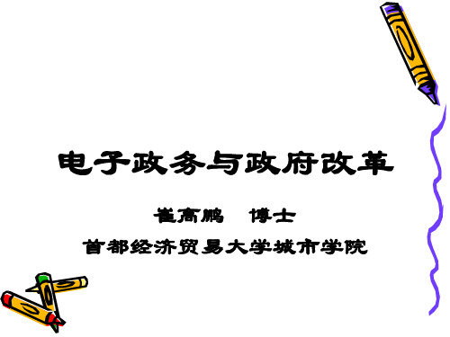 电子政务与政府改革(ppt 49页)