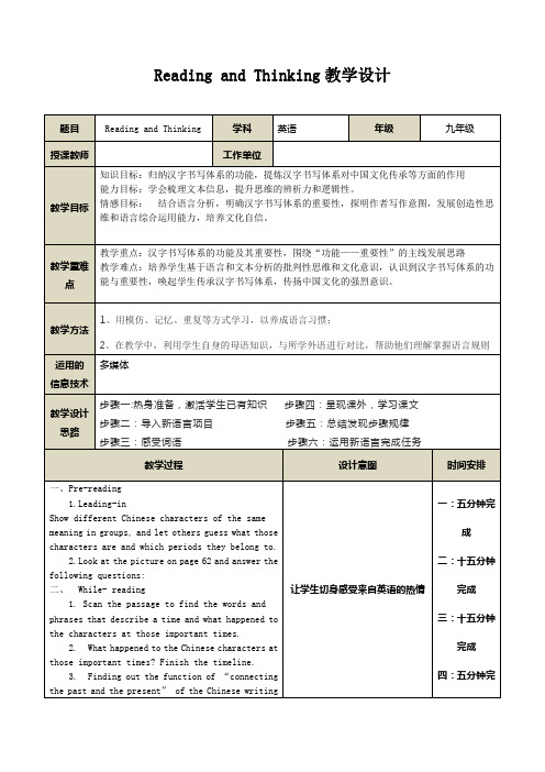 A6技术支持的课堂讲授(英语学科模板) (1)