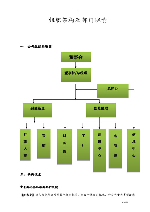 公司组织架构及部门职责.doc-