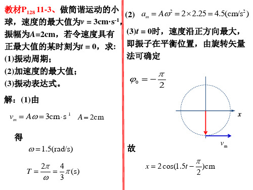 第十一章 振动学基础题目