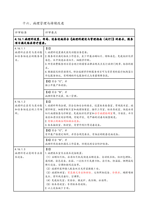 病理管理与持续改进