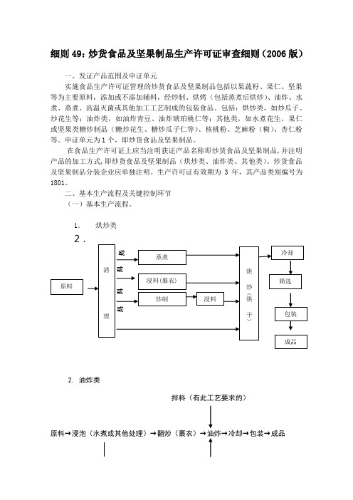 品生产许可证审查细则(2006版