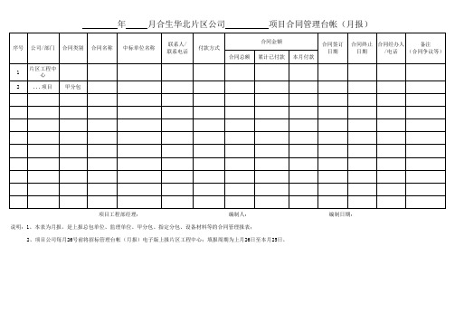 21合同管理台帐(月报)