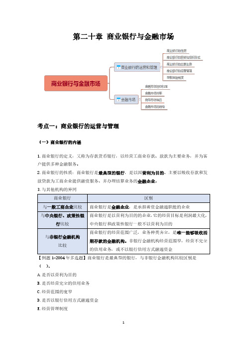 中级经济师经济学基础第20章