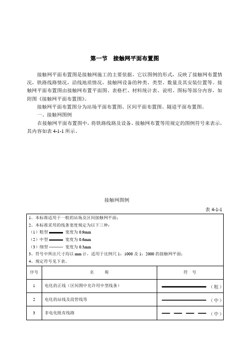 接触网图纸说明