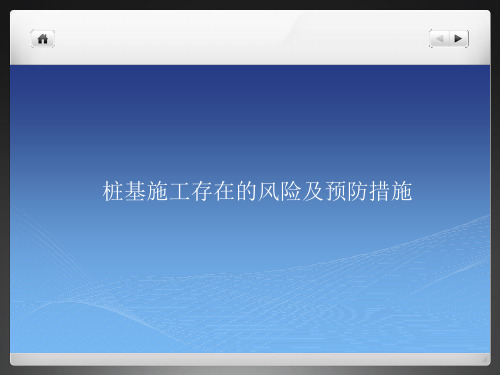 桩基施工风险及预防措施.pptx1