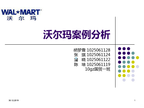 沃尔玛案例分析PPT课件