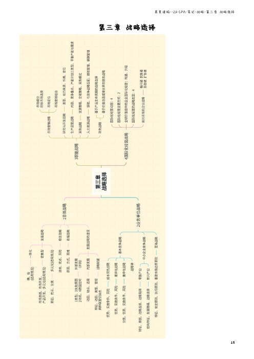 CPA-战略-笔记-23年-第03章 战略选择