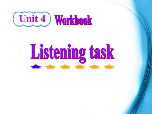 高中英语(人教版)选修九 同步课件 u4p5 workbook-listening and writing(共44张PPT)