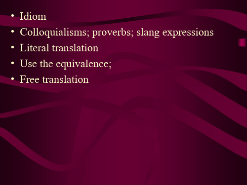 idioms