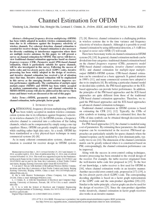 Channel Estimation for OFDM