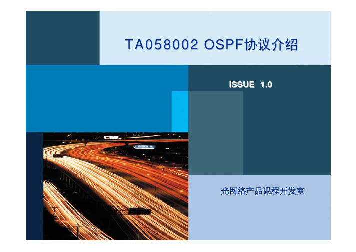 TA058002 OSPF协议介绍ISSUE1[1].0