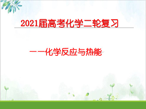 高考化学二轮复习专题——化学反应与热能PPT