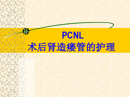 PCNL护理