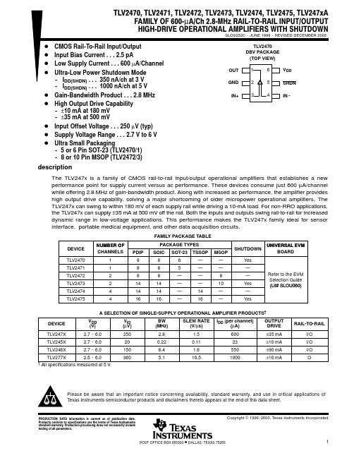 TLV2474资料