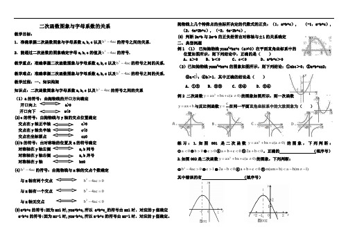 最全二次函数概念图象与字母系数的关系完整版.doc