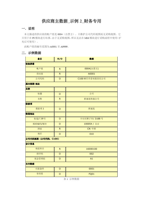 供应商主数据_示例2_财务专用