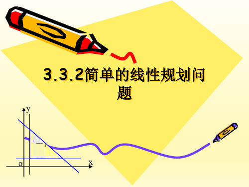 3.3.2简单的线性规划问题(整数最优解)