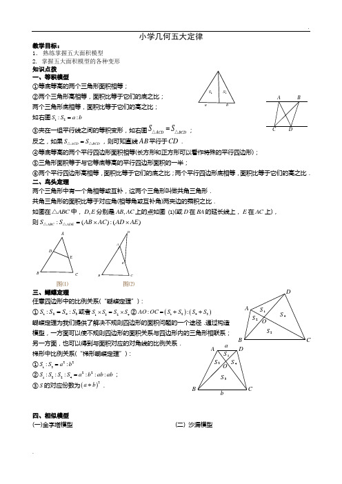 小学几何五大定律