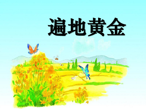 小学五年级语文下册《遍地黄金》ppt课件(1)