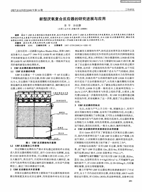 新型厌氧复合反应器的研究进展与应用