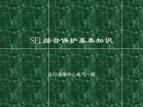 SEL综合保护基本知识ppt课件