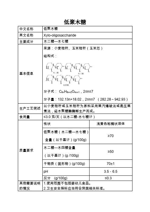 低聚木糖(食品原料)