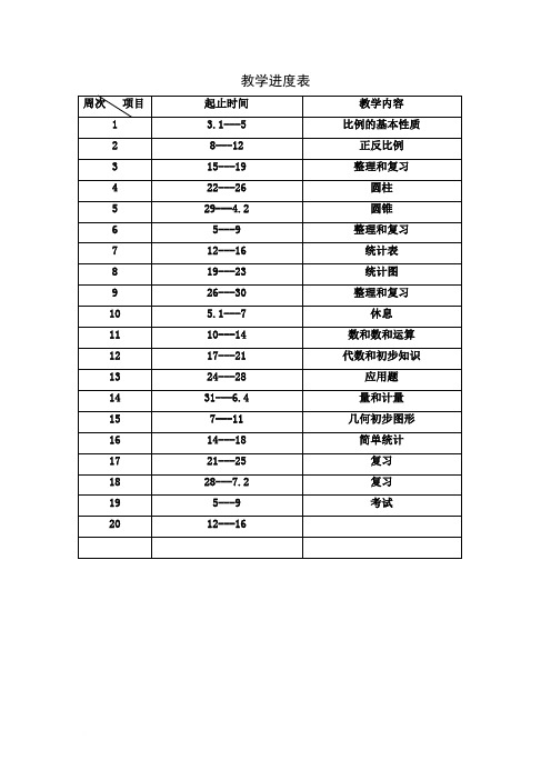 小学数学第十二册教案(人教版)