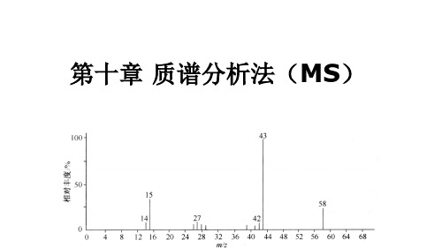 第六章质谱分析PPT模板.pptx