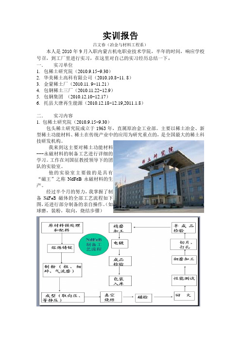 实训报告-内蒙古机电职业技术学院