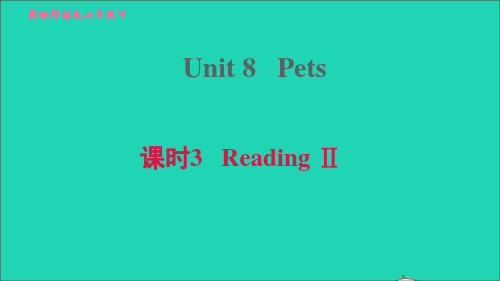 七年级英语下册Unit8Pets课时3ReadingII课件新版牛津版