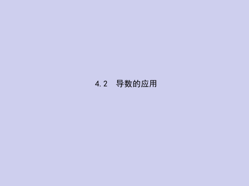 新高考数学总复习专题四导数的应用课件