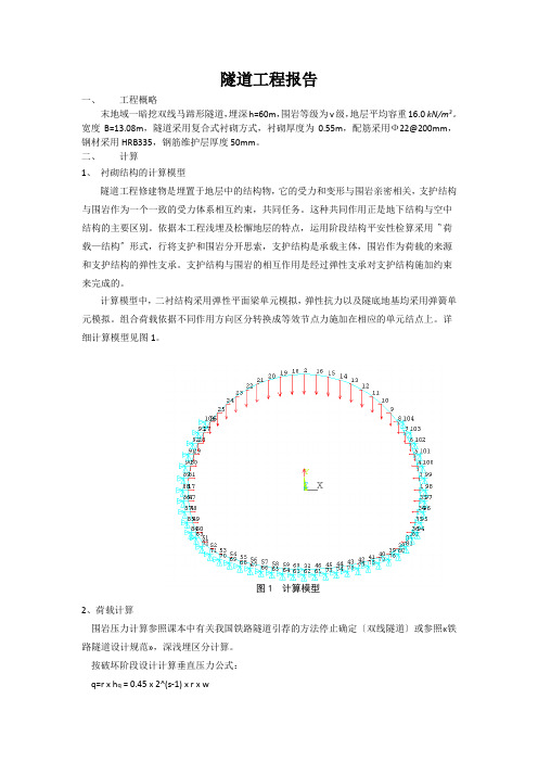 隧道工程报告