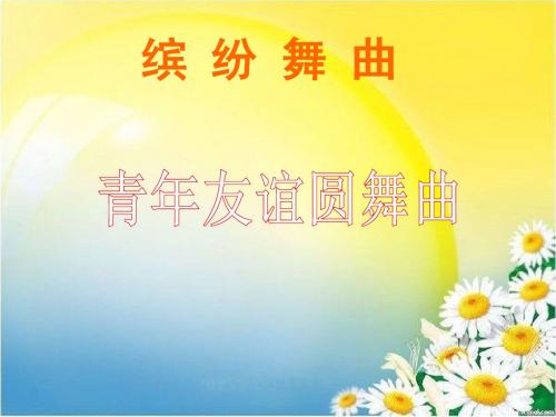 《青年友谊圆舞曲》音乐课件