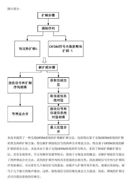 无线OFDM系统的扩频解扩频方法与相关技术